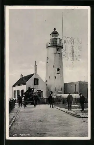 AK Urk, Vuurtoren, Leuchtturm