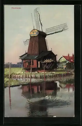 AK Dordrecht, Ansicht der Windmühle