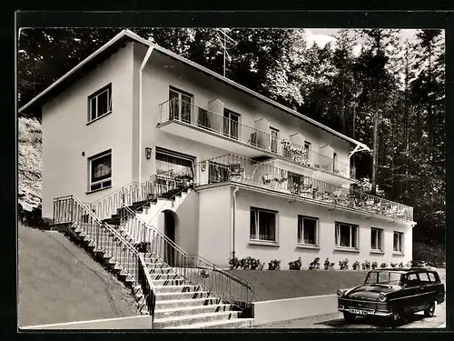 AK Bad Schwalbach /Ts., Pension Park-Café