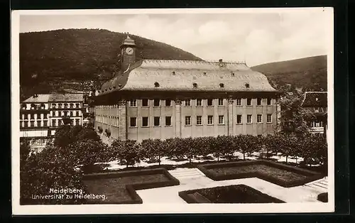 AK Heidelberg, Universität aus der Vogelschau