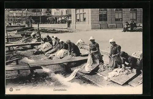 AK Lavandaie, Waschfrauen bei ihrer Arbeit