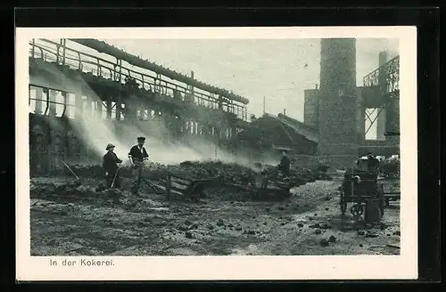 AK Die Grube, Reihe III, Bild 15, In der Kokerei
