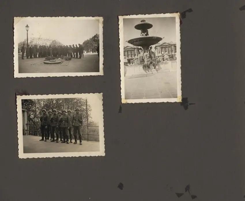 Fotoalbum 2.WK mit 124 Fotografien, Ansicht Paris, Wehrmacht Besatzungssoldaten & Stadtansichten von Paris 20