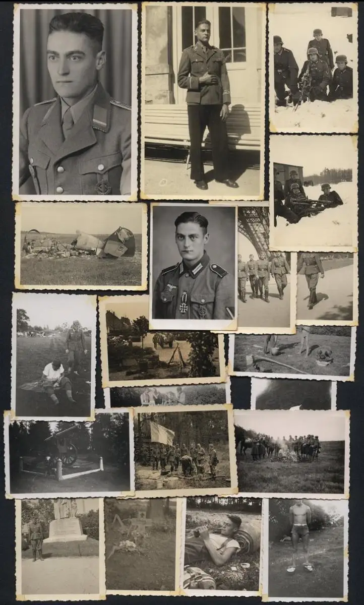 Fotoalbum 2.WK mit 124 Fotografien, Ansicht Paris, Wehrmacht Besatzungssoldaten & Stadtansichten von Paris 26