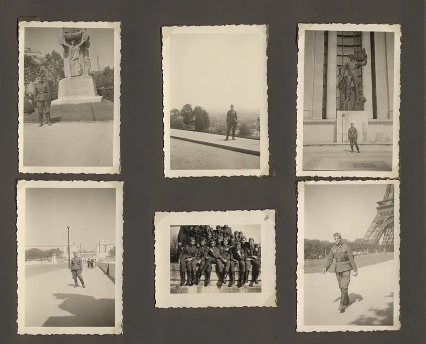 Fotoalbum 2.WK mit 124 Fotografien, Ansicht Paris, Wehrmacht Besatzungssoldaten & Stadtansichten von Paris 3
