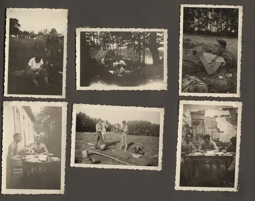 Fotoalbum 2.WK mit 124 Fotografien, Ansicht Paris, Wehrmacht Besatzungssoldaten & Stadtansichten von Paris 4