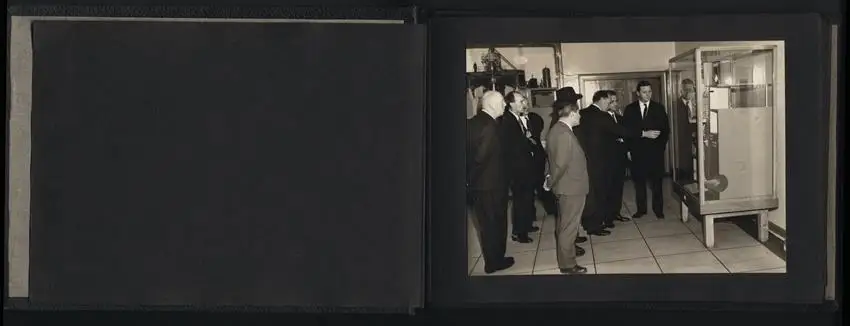 Fotoalbum mit 18 Fotografien 1963, Türkische Funktionäre besuchen English Electric Liverpool & Netherton Works 1