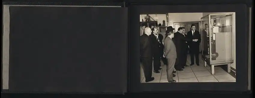 Fotoalbum mit 18 Fotografien 1963, Türkische Funktionäre besuchen English Electric Liverpool & Netherton Works 1