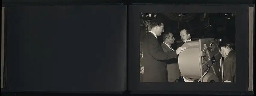 Fotoalbum mit 18 Fotografien 1963, Türkische Funktionäre besuchen English Electric Liverpool & Netherton Works 12
