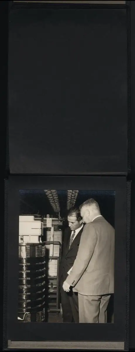 Fotoalbum mit 18 Fotografien 1963, Türkische Funktionäre besuchen English Electric Liverpool & Netherton Works 17