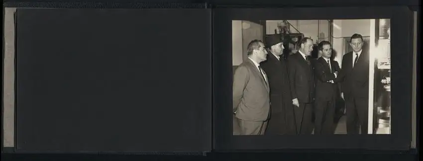 Fotoalbum mit 18 Fotografien 1963, Türkische Funktionäre besuchen English Electric Liverpool & Netherton Works 2