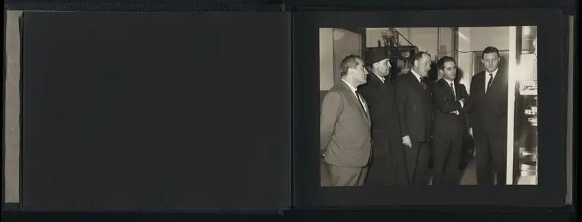Fotoalbum mit 18 Fotografien 1963, Türkische Funktionäre besuchen English Electric Liverpool & Netherton Works 2