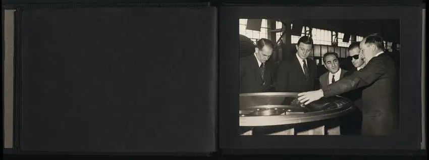 Fotoalbum mit 18 Fotografien 1963, Türkische Funktionäre besuchen English Electric Liverpool & Netherton Works 8