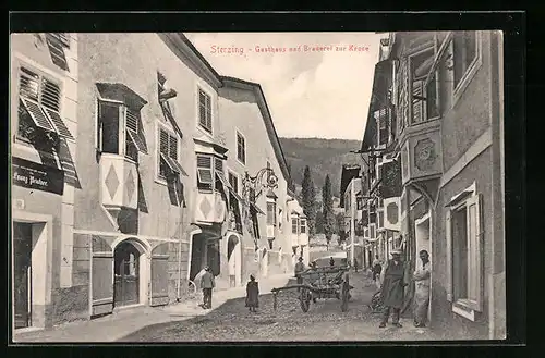 AK Sterzing, Gasthaus und Brauerei zur Krone