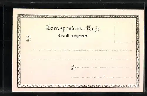 Lithographie Karersee /Karerpass, Hotel Rosengartenhof am Fusse des Rosengartens