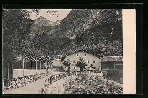 AK Sand in Taufers, Gasthaus Toblhof