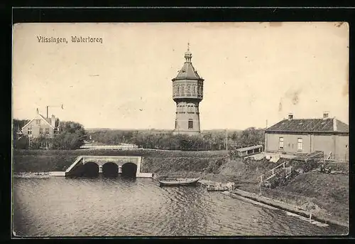 AK Vlissingen, Watertoren, Wasserturm