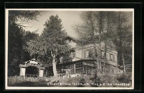 AK Glocknerhaus, Gasthaus im Sonnenschein