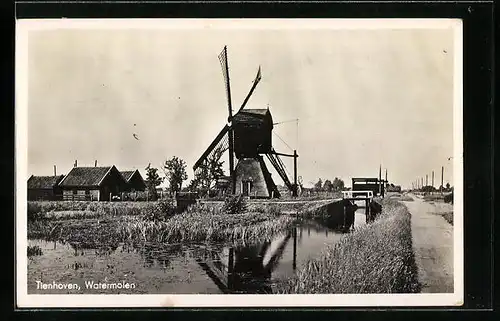 AK Tienhoven, Watermolen, Windmühle
