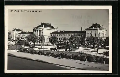 AK Zagreb, Glavni Kolodvor, Bahnhof