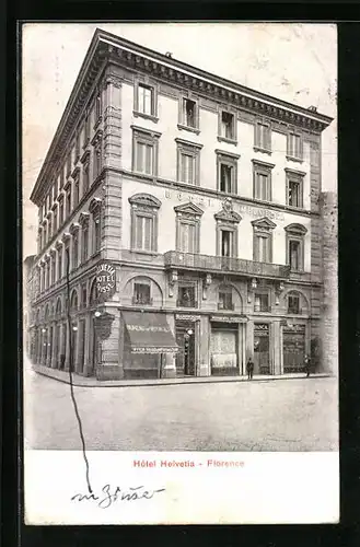 AK Florence, Ansicht Hotel Helvetia