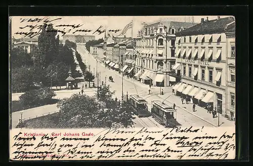 AK Kristiania, Carl Johans Gade, Grand Hotel