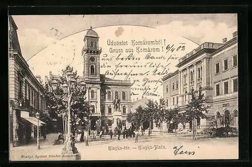 AK Komárom, Klapka-Platz