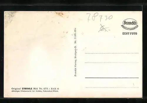 AK Fahrenbühl, Gefallenen-Gedächtnishaus des Schwarzwaldvereins aus der Vogelschau