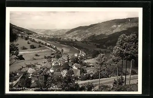 AK Oberprechtal /Schwarzw., Ortsansicht aus der Vogelschau