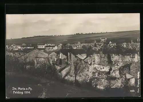 AK Ste. Maria-a-Py., Nach dem Feldzug 1914