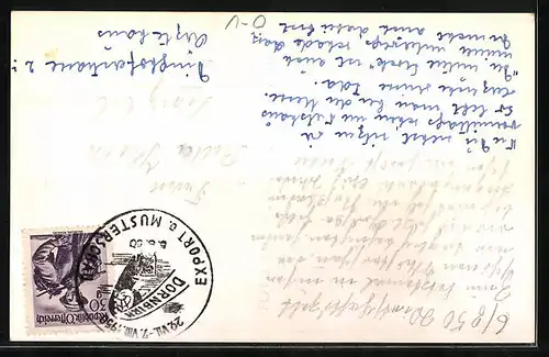 AK Dornbirn, Platz mit Brunnen