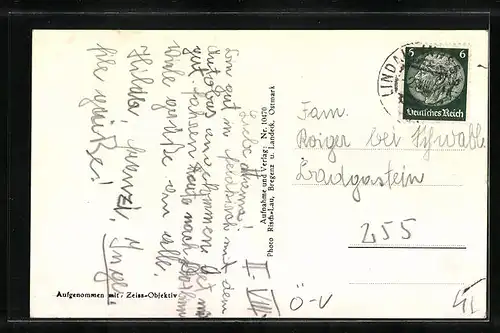 AK Feldkirch, Blick gegen Gurtisspitze