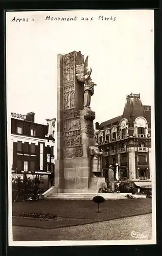 AK Arras, Monument aux Morts