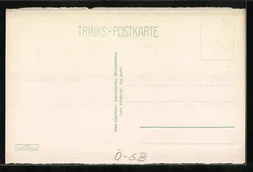 AK Lofer, Ortsansicht mit Steinbergen