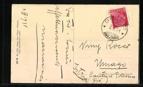 AK Fie, Dolomiti, Laghetto di Fie col Restaurante