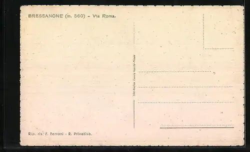 AK Bressanone, Via Roma