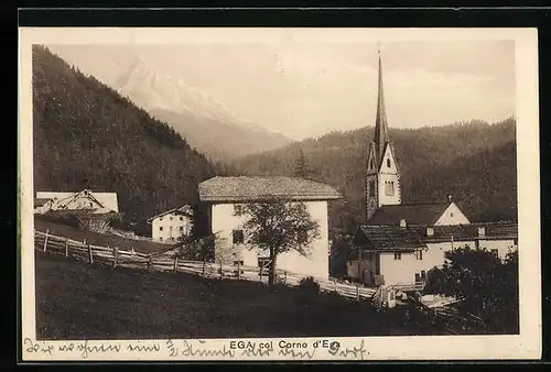 AK Ega, Panorama col Corno d`Ega