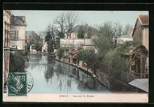 AK Dreux, Vue sur la Blaise