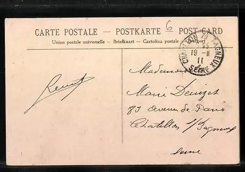 AK Dreux, Vue sur la Blaise, prise de la Sous-Prefecture