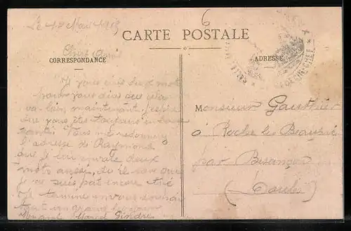 AK Dreux, Hopital-Hospice, Administration, Vue sur la Cour d`Honneur