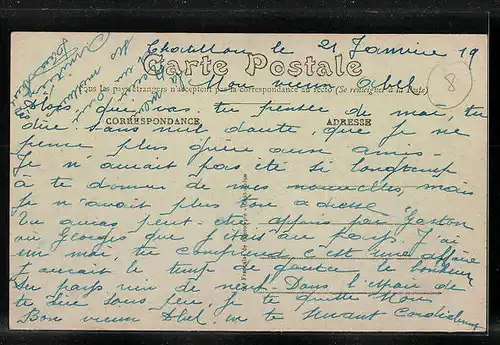 AK Chatillon, Vieux Chateau Route de Courtalain