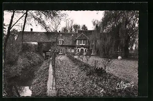 AK Arrou, Le Moulin du Pont de Pierres, Vallee de l`Yerre