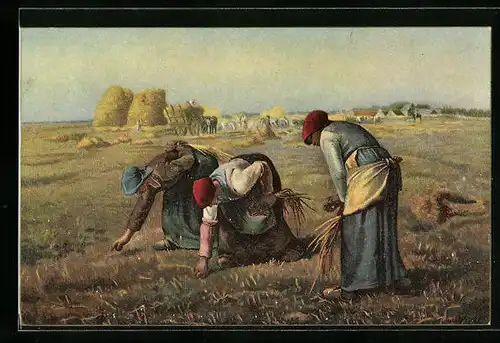 Künstler-AK Stengel & Co. Nr. 29900: Die Ährenleserinnen