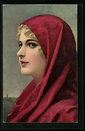 Künstler-AK Stengel & Co. Nr. 29325: Ingeborg, Damenportrait