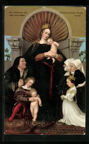 Künstler-AK Stengel & Co. Nr. 29702: Die Madonna des Bürgermeisters Meyer