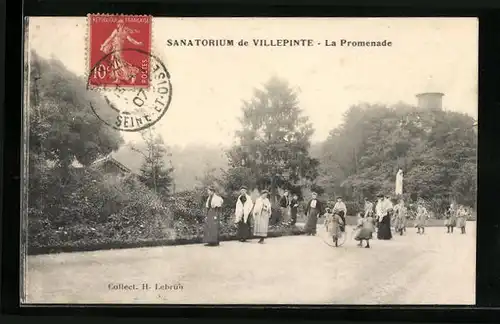 AK Villepinte, Sanatorium, La Promenade