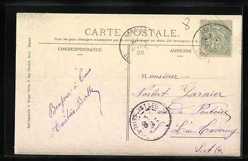 AK Villepinte, Sanatorium, vue du Parc