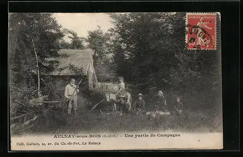 AK Aulnay-sous-Bois, Une partie de Campagne