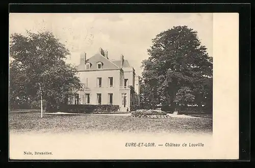 AK Eure-et-Loir, Chateau de Louville