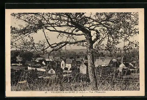 AK Villemeux-sur-Eure, Vue panoramique